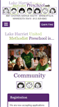 Mobile Screenshot of lakeharrietumpreschool.org
